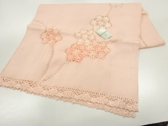 JAPANESE SHAWL / RIBBON-ORI / EMBROIDERY / FLOWER